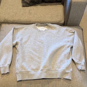 Aritzia Light Gray Crewneck Sweater